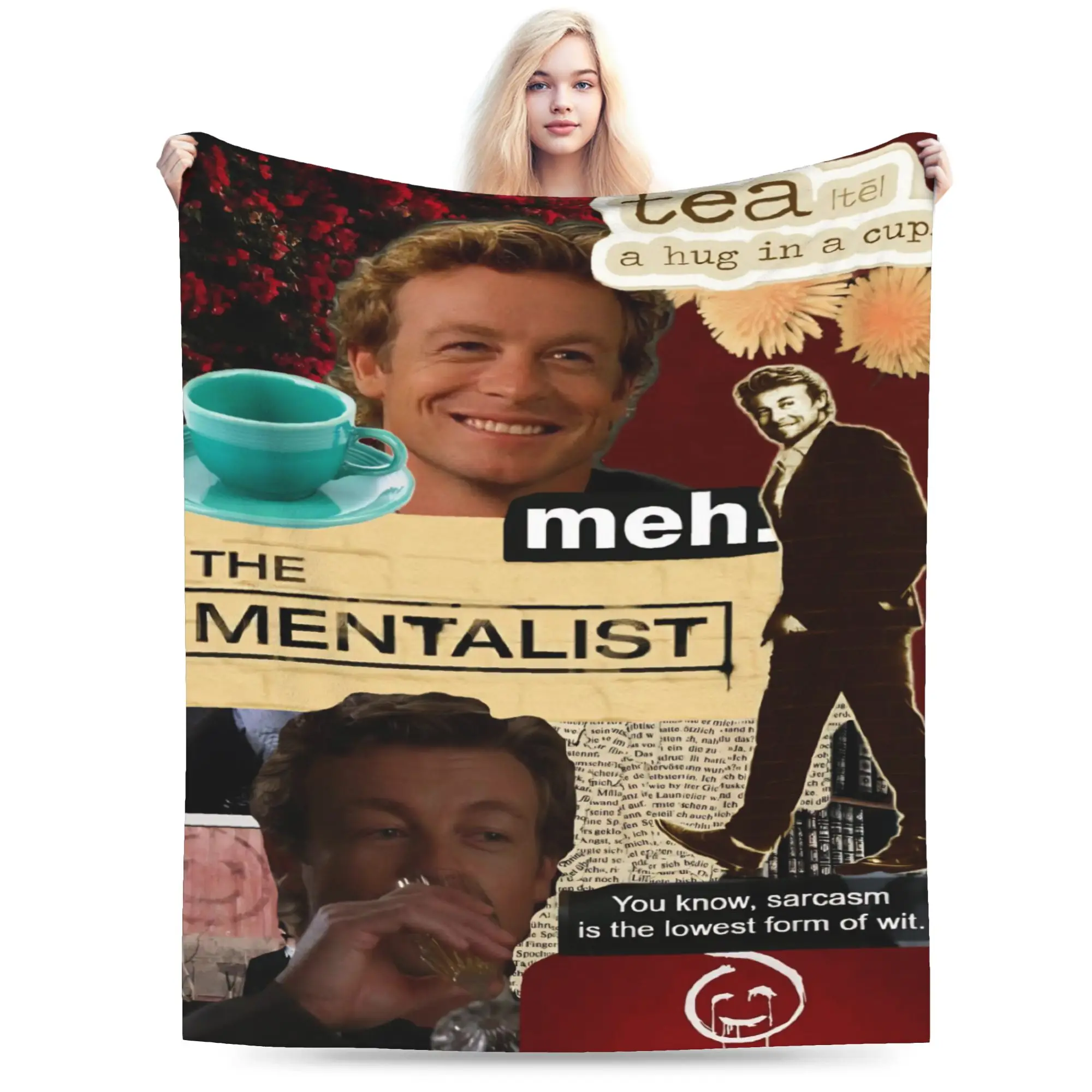The Mentalists Blanket Super Soft Warm  Throw Blankets for Couch 50x60 Inch Multiple Sizes Bedspread