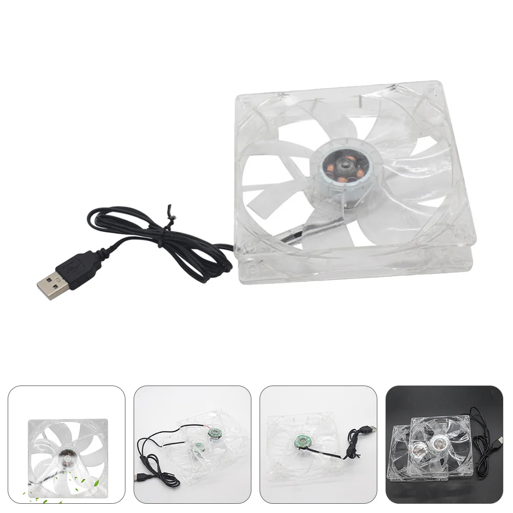 

Cooling Fan USB Mini Rechargeable Handheld Radiator for Computer White Small Travel