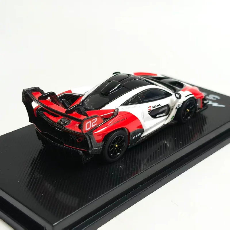 CM MODEL 1:64 Scale Senna GTR/720S GT3X Alloy Car Model Collection Display Ornament Toy Gift