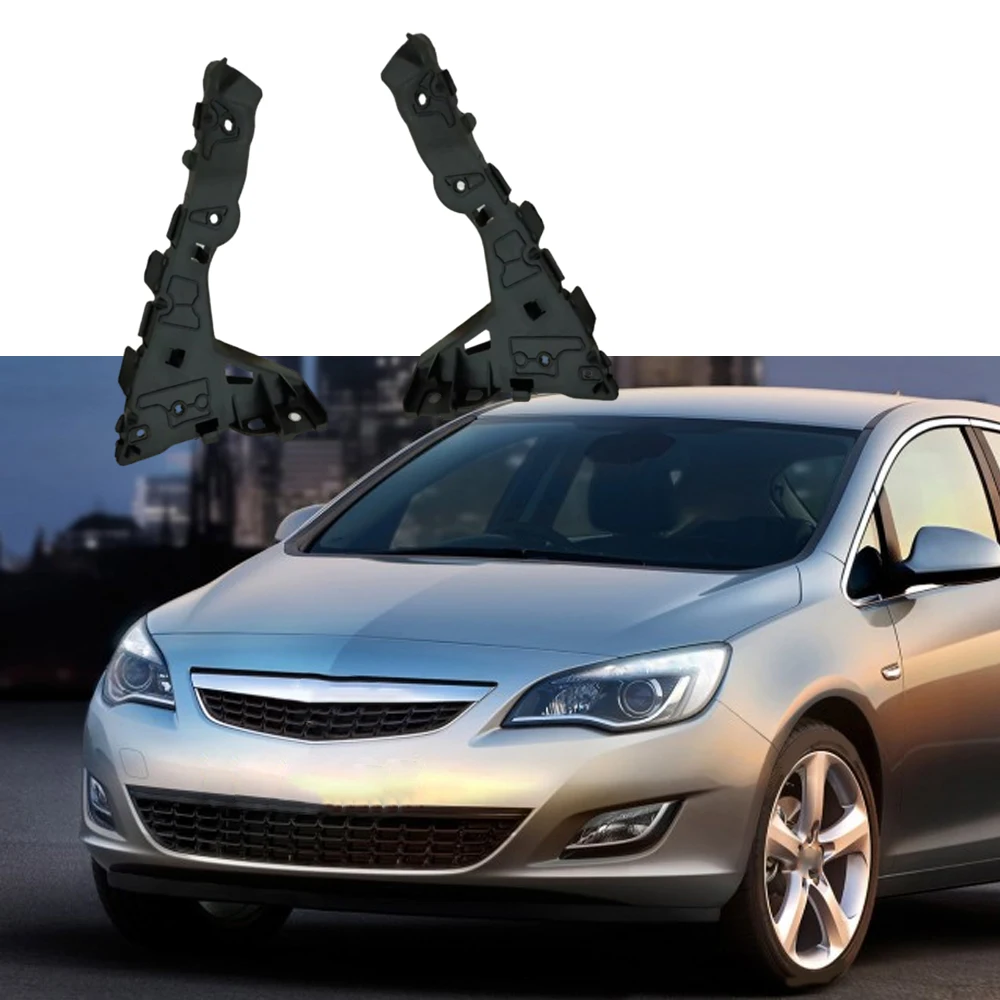 For Opel Vauxhall Astra H 2004-2010 Pair Left Right Front Left Right Bumper Bracket Mount Holder 24460283 24460284