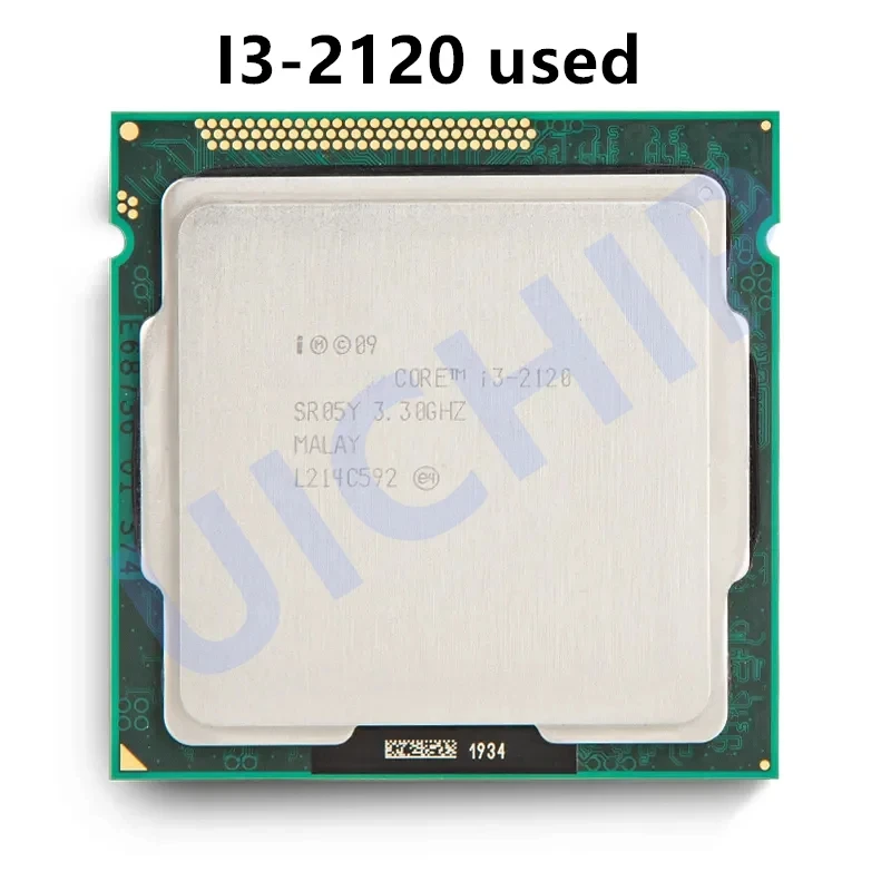 100% Original  Core I3 2120 3M Cache 3.3 GHz LGA 1155 TDP 65W desktop CPU scattered piece processor I3-2120