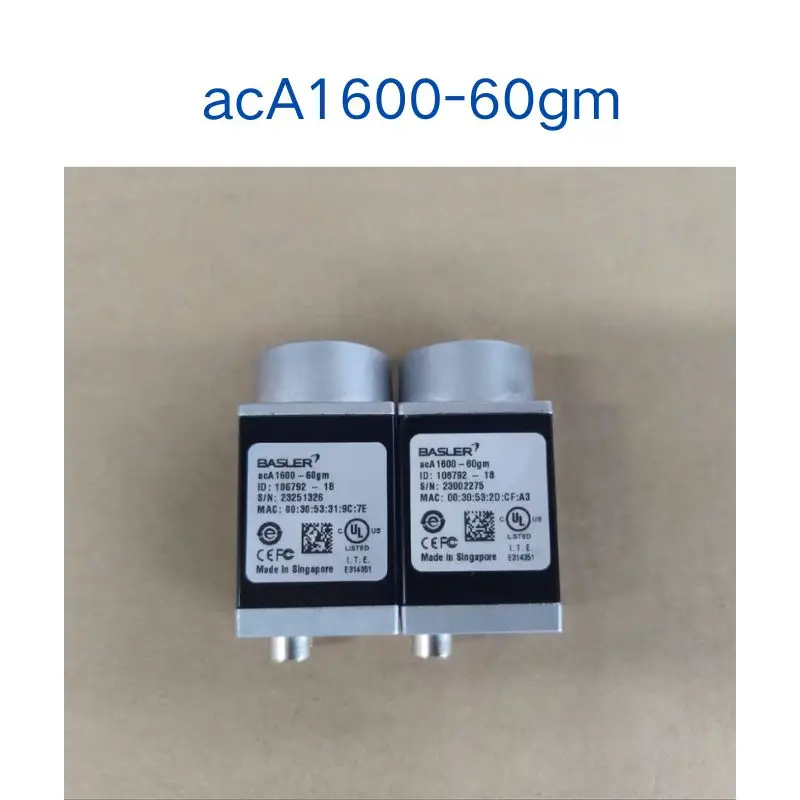 

Used acA1600-60gm tested OK function intact