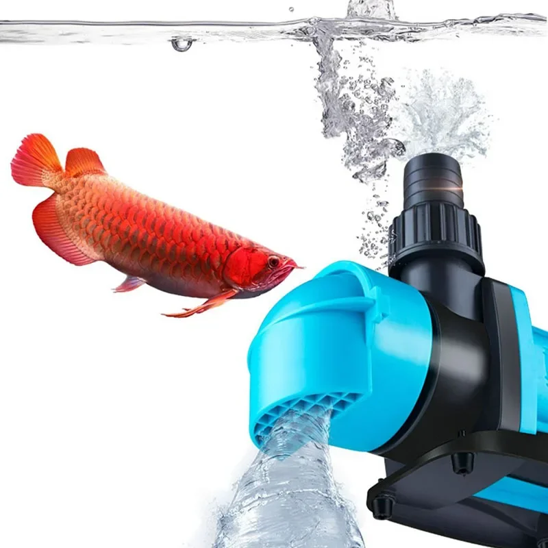 Submersible Water Pump for Fish Circulating, Fecal Suction, Frequency Conversion, Aquarium Accessories