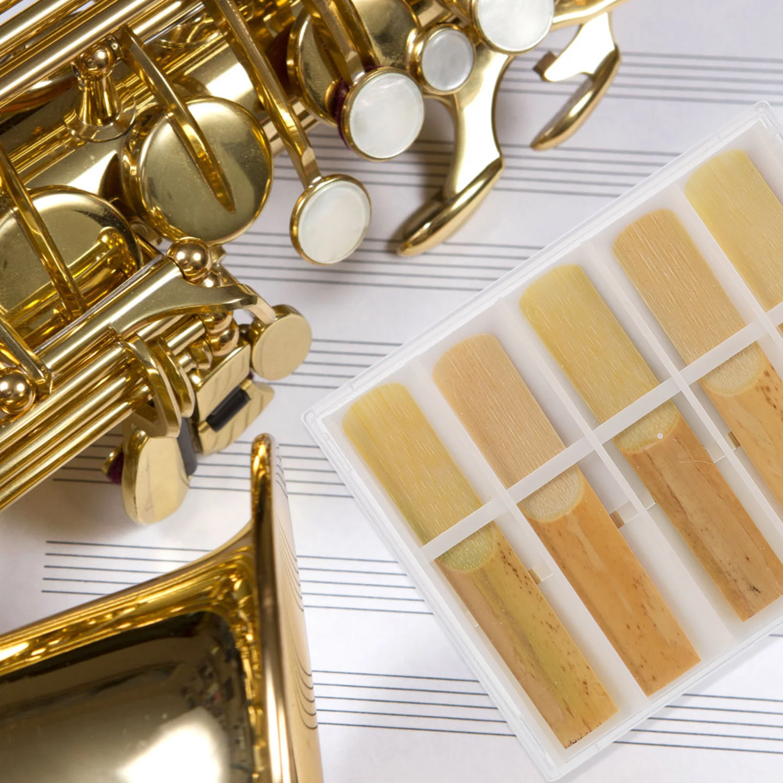 10 Buah Ujung Pengganti Buatan Tangan Premium untuk Pemain Profesional Pemula Aksesori Instrumen Musik Tiup Kayu