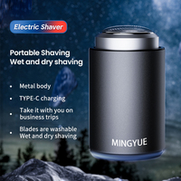 New Type-c Fast Charging Moving Shaver Car Travel Men's Portable  Rechargeable Beard  Safety Razor  Straight 