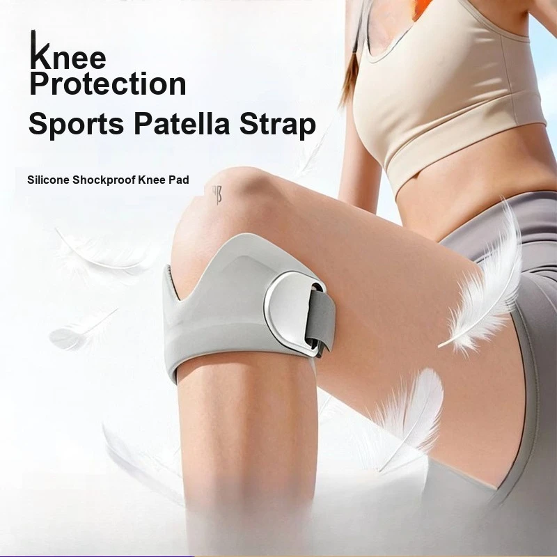 Sports Patella Strap Dual Side Adjustable Knee Protection Support Band for Running Activities