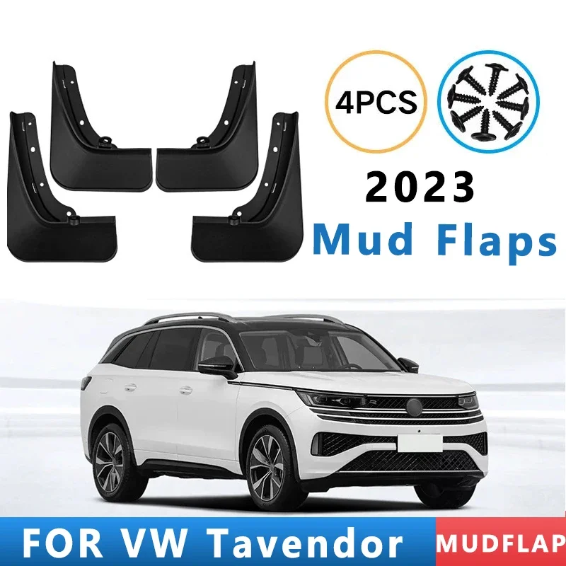 

Mud Flaps Fit for Volkswagen Tavendor 2023 Mudguards Tire Fenders Splash Proof Accessories Wheel Guards 4ps