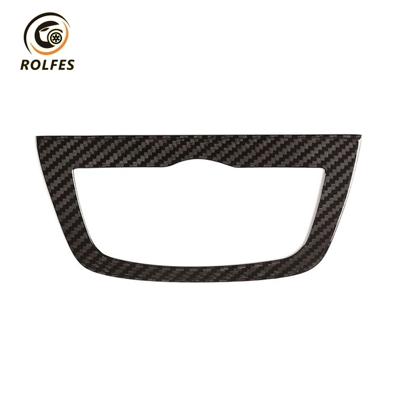 

ROLFES Real Carbon Fiber Car Headlight Head Light Switch Knob Button Panel Cover Stickers For BMW X3/X4 2018-21 Auto Accessories