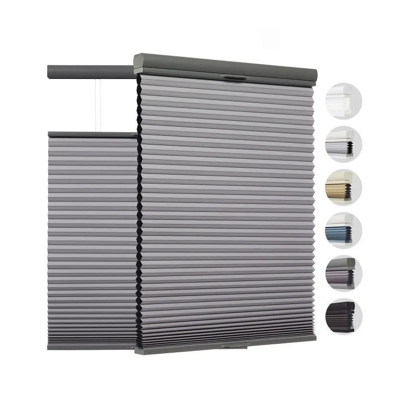 Wholesale Price Thermal Insulate Reduce Noise Keep Warm Fabric Manual Top Down Bottom Up Honeycomb Cellular Shade For Window