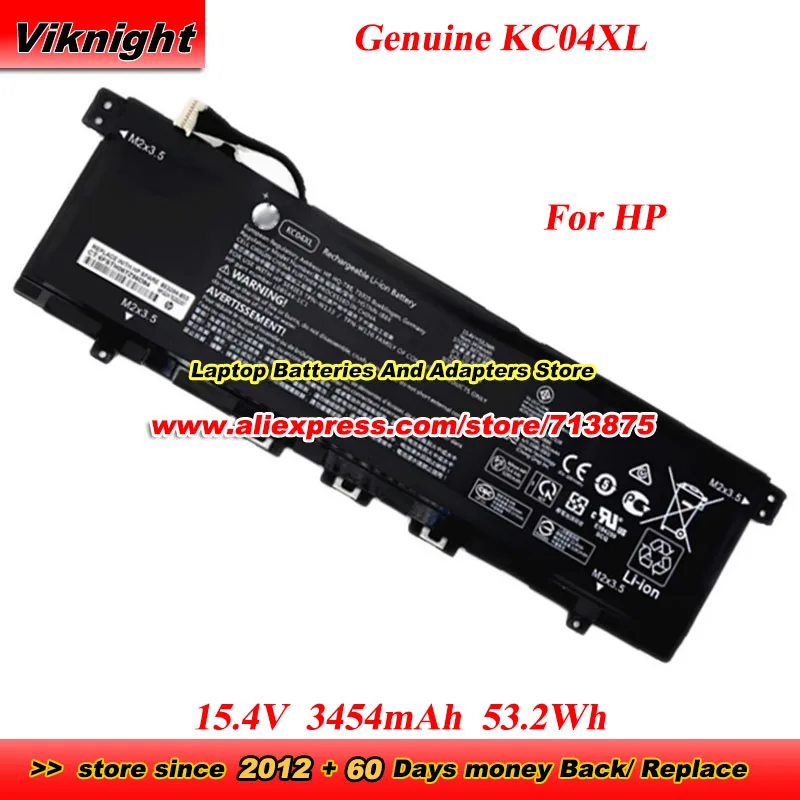

Genuine KC04XL Battery HSTNN-DB8P HSTNN-IB8K L08544-1C1 L08544-2B1 L08496-855 for HP Envy 13 13-AH 13-AQ 13-AG 13-AR TPN-W133