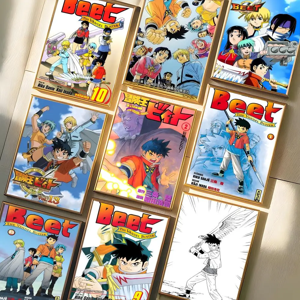 B-Beet The Vandel Buster - Pintura de caligrafía en lienzo HD de primera calidad, resistente a la decoloración, decoración de pared resistente para el hogar y la oficina