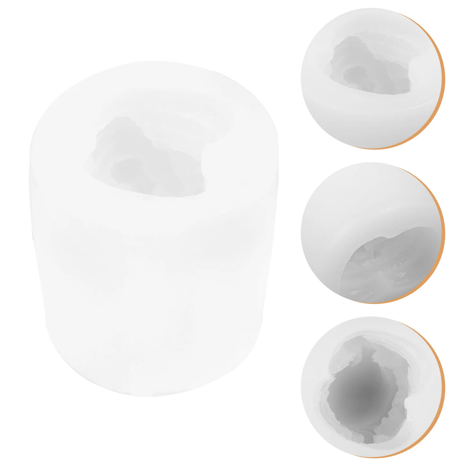 

1 шт., форма Санта-Клауса, рождественская силиконовая форма «сделай сам», для воска ручной работы, пчелиный воск, парафин, рождественский подарок