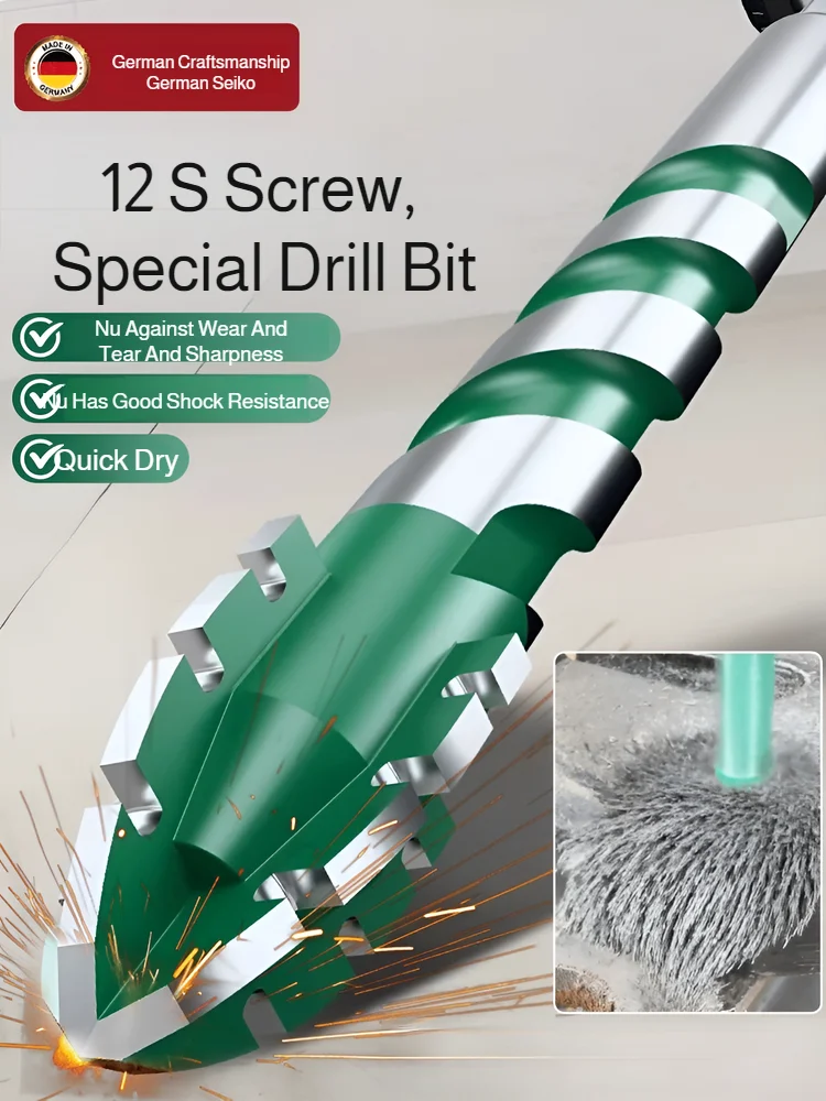 Blade Sawtooth Eccentric Drill Bit Tile Concrete Drilling Special Electric Drill Head Ultra-high Hardness Machine Drill Bit
