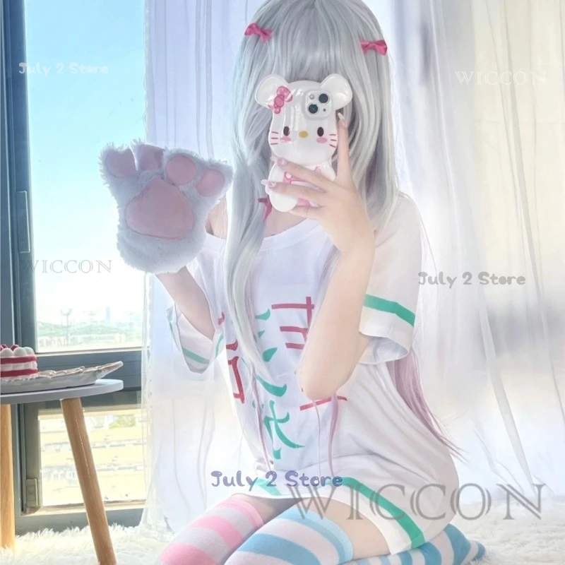 อะนิเมะ Eromanga Sensei คอสเพลย์ Sagiri Izumi T เสื้อผู้หญิงผู้ชายฤดูร้อนแขนสั้นเสื้อยืดกราฟิก Tees Streetwear ชุดคอสเพลย์