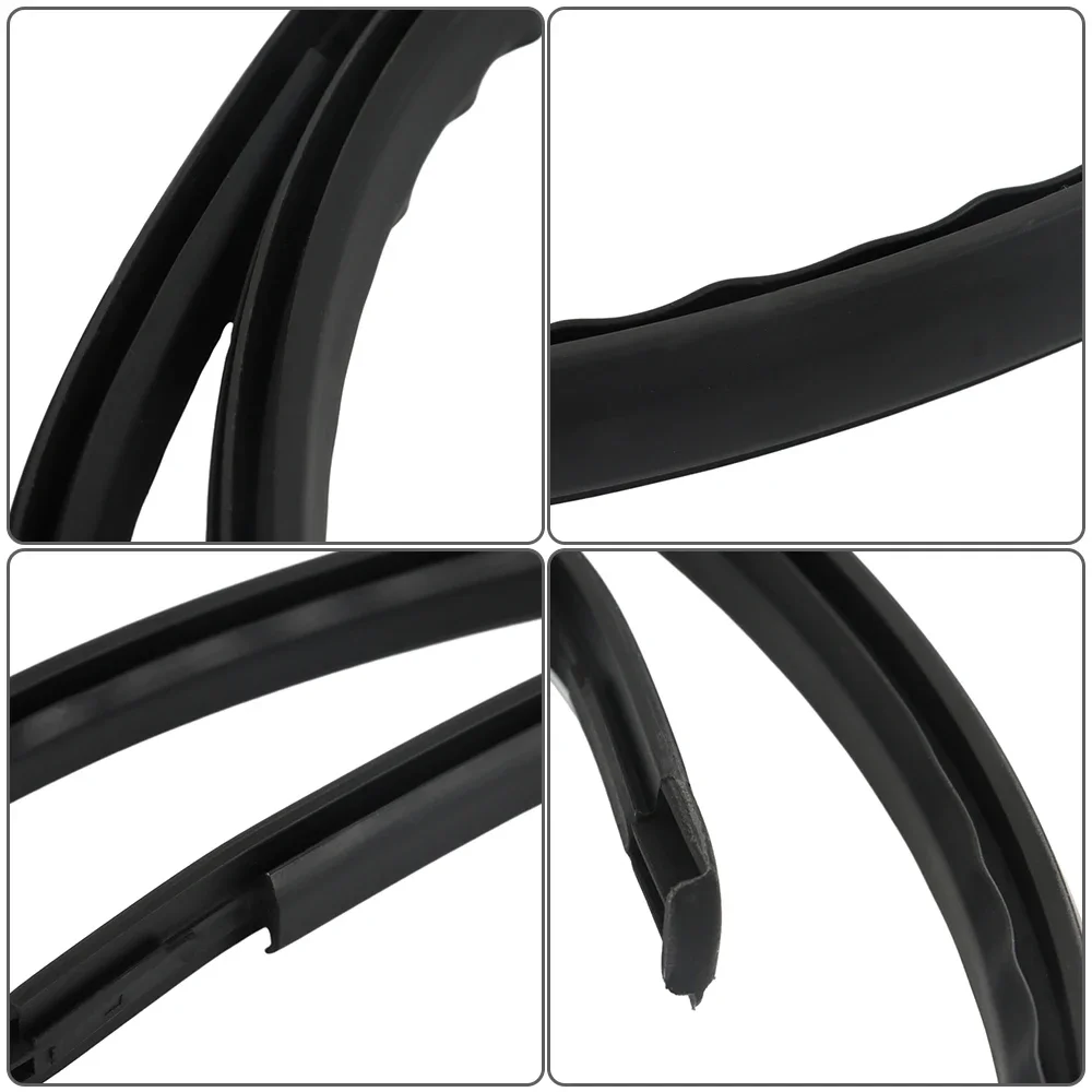 TC0308BRT Passend für 2003-2008 TOYOTA COROLLA CE LE S XRS Dachzierleisten-Kit Schwarz 2 Stück – Detail 6