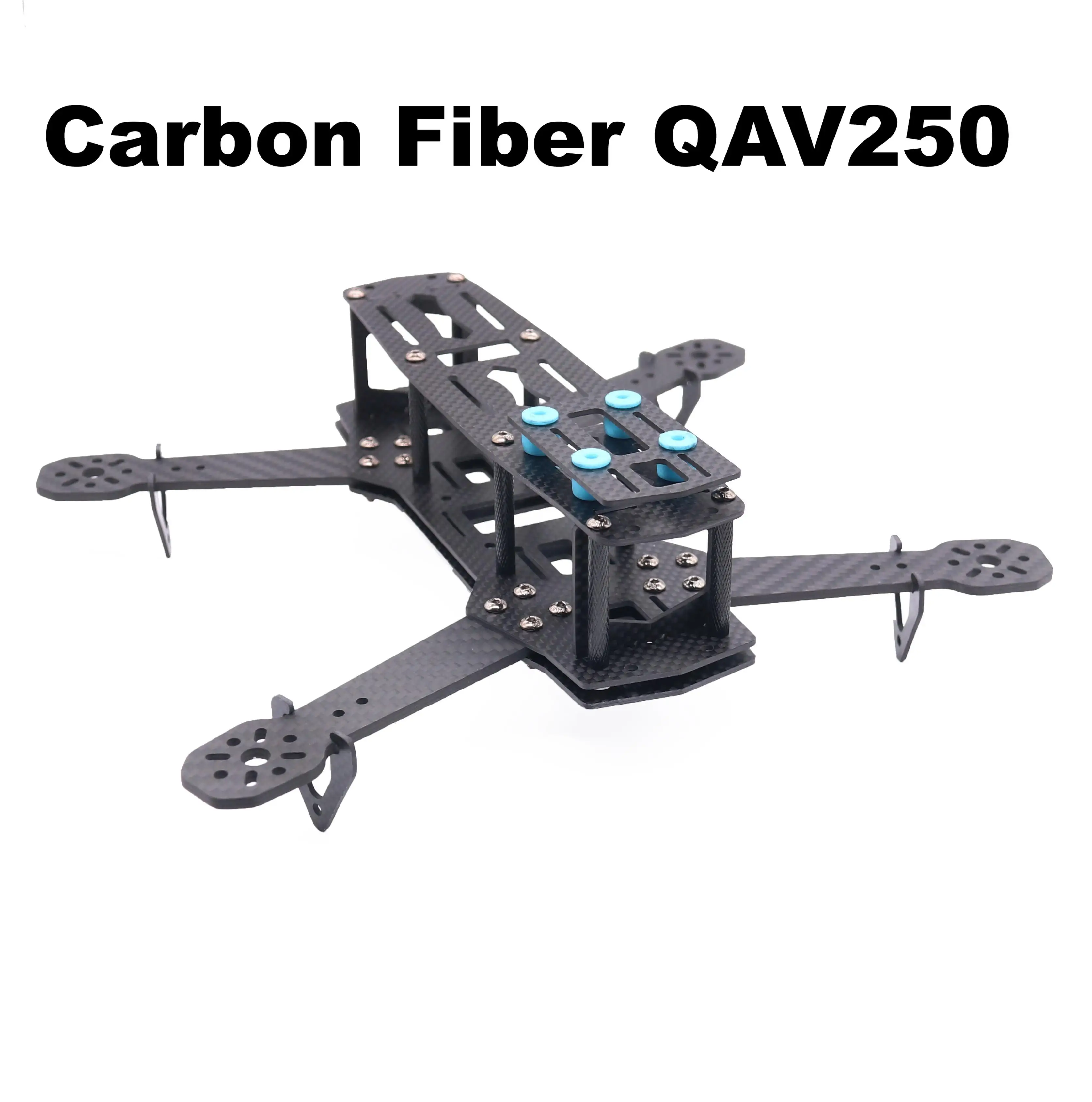 Happy 250 250mm WITH 3MM or 4MM Arm Carbon Fiber Quadcopter Frame Kit For ZMR250 QAV250 DroneHub Drone