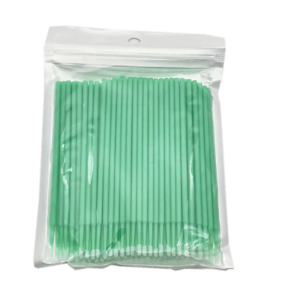 100PCS Dental Disposable Micro Applicator Brush Cotton Swab Eyelash Extension Tools makeup applicator remove tool