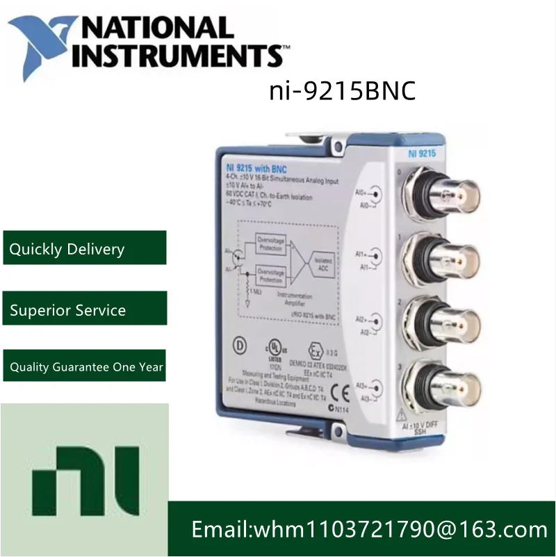 

NI 9215 NI Новый оригинальный модуль ввода напряжения серии C Интерфейс BNC