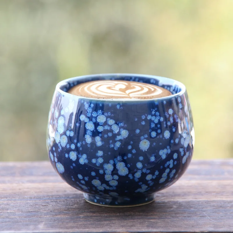 

Ceramic Kiln Transformed Single Cup Retro Master Cup Home Office Tea Cup