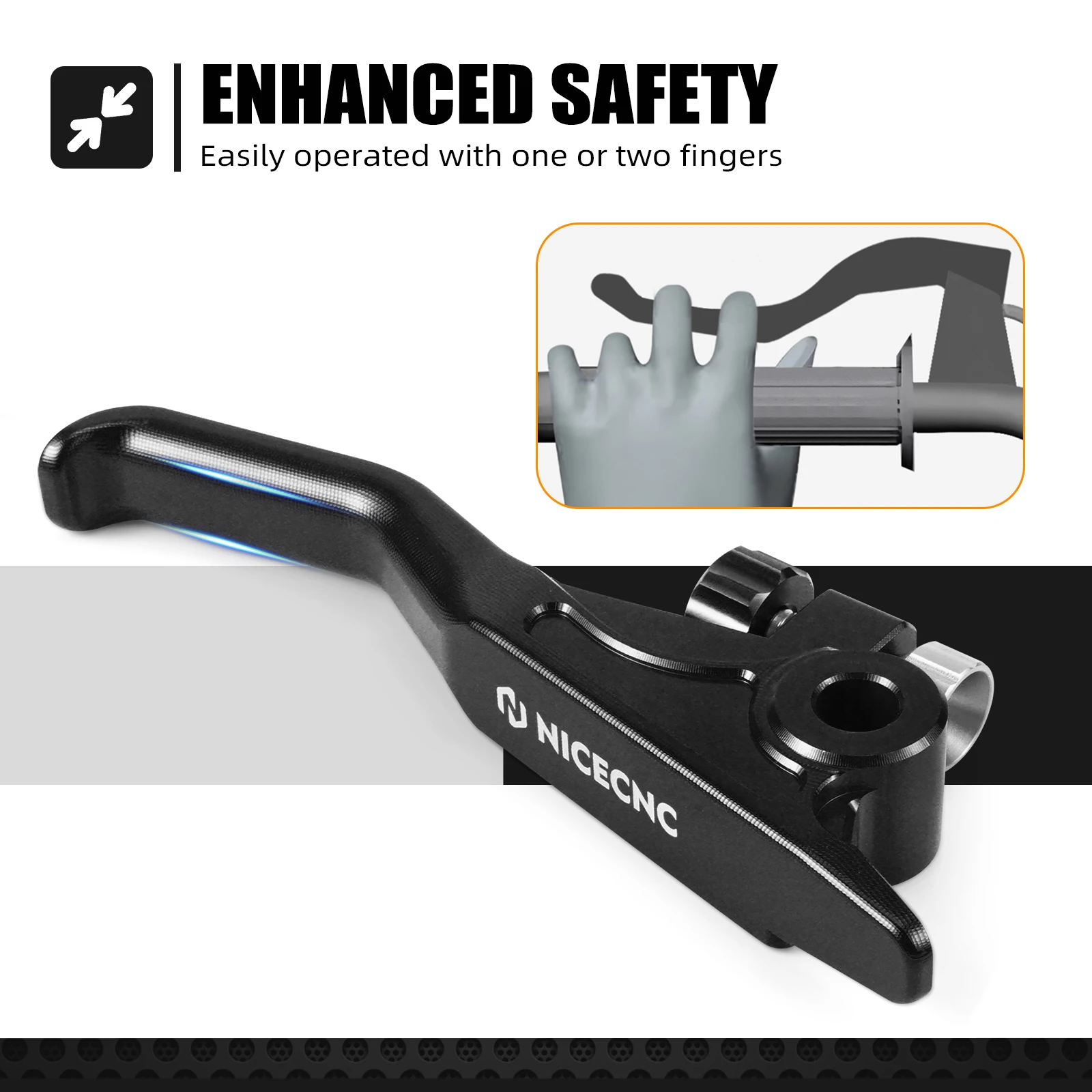 Per Husqvarna TE 300 TE 250 FE 250 FE 350 FE 450 501 2025 2014-2016 TC 125 FC 250 450 FX 350 2022-2025 Leva Frizione Freno Corto