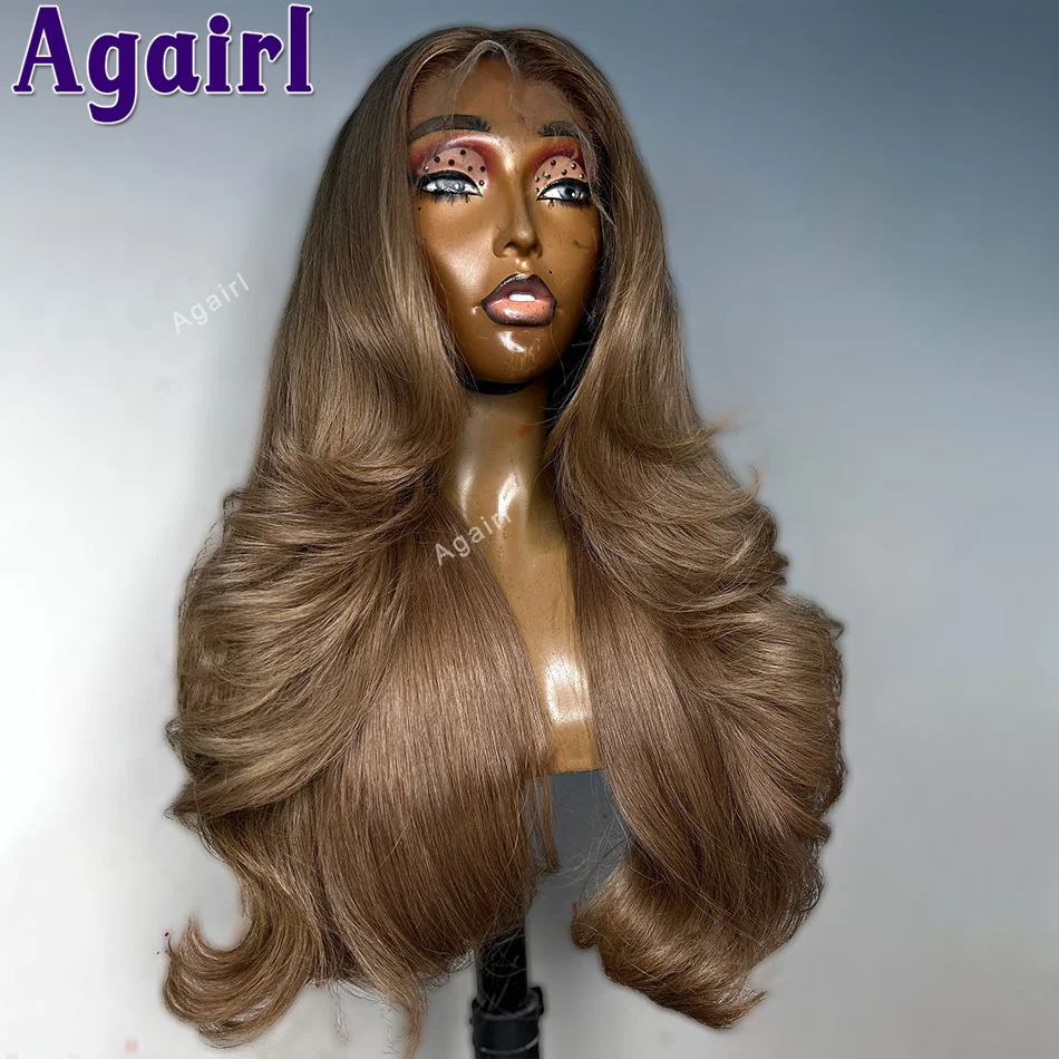 

36 Inch 200% Flax Color Body Wave 13x4 13x6 Lace Frontal Human Hair Wigs PrePlucked Brazilian 6X4 5x5 Lace Closure Wig For Women
