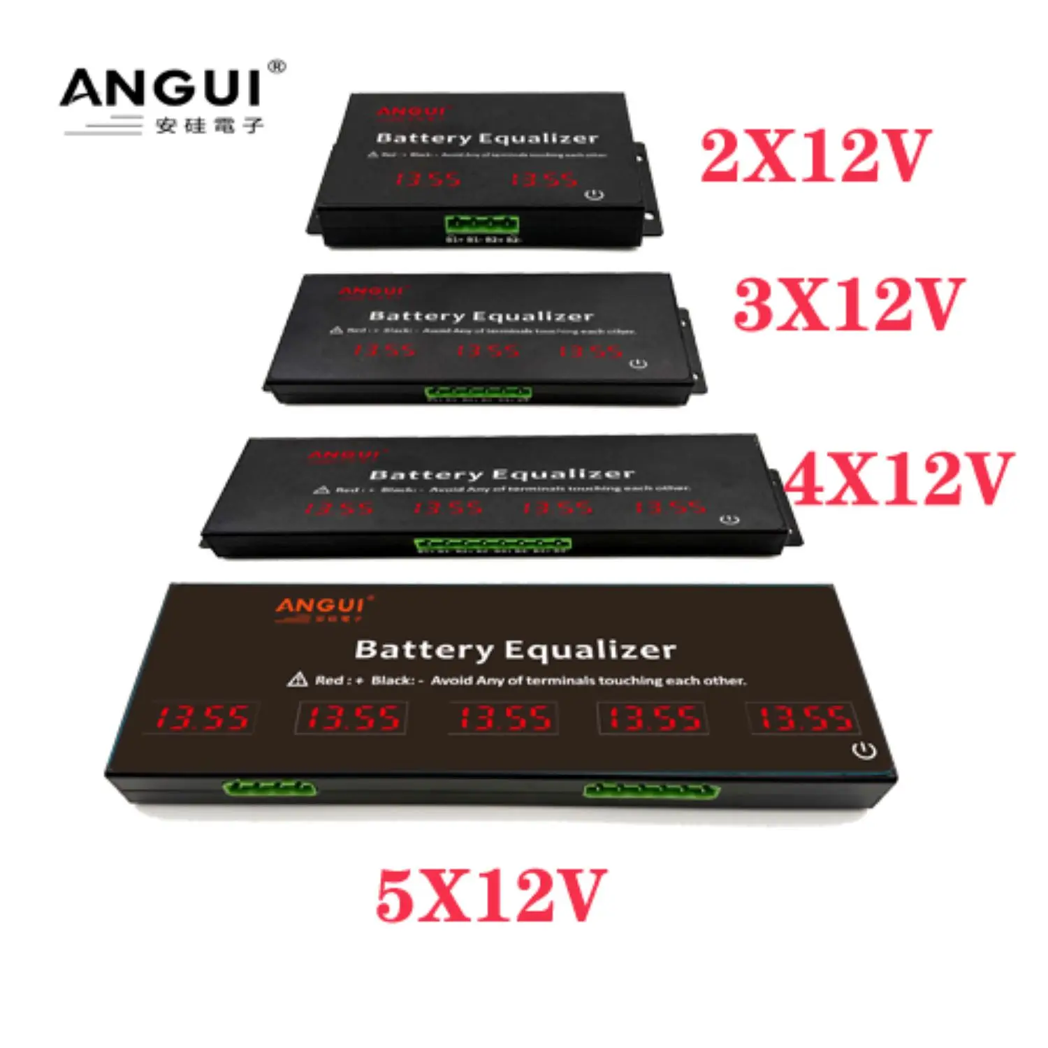 ANGUI Battery Equalizer KBM102S  Batteries 24V 36V 48V 60V  LTO NCM LFP Voltage Balancer Charger Discharge Regulator Active