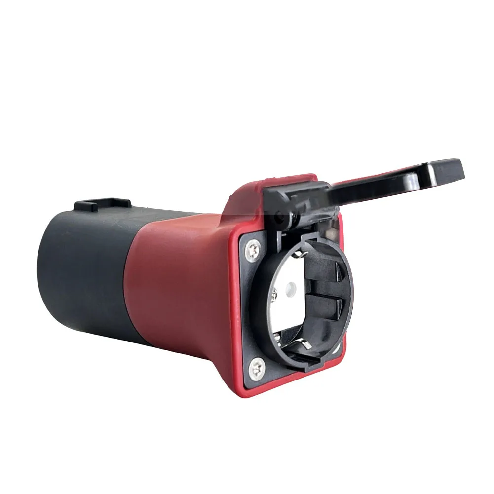 

16A Car Portable Adapter Adapter Car Portable Adapter Copper Devices Plastic 7*11.5cm/2.7*4.5in New Practical Adapter V2L