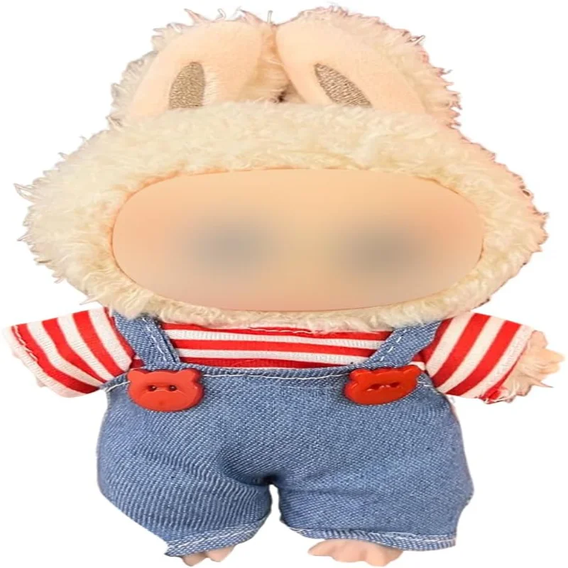 

Одежда для куклы Labubu 17 см, аксессуары для кукол Labubu, одежда для кукол Labubu, комплект одежды для мини-плюшевых кукол, подходит для кукол