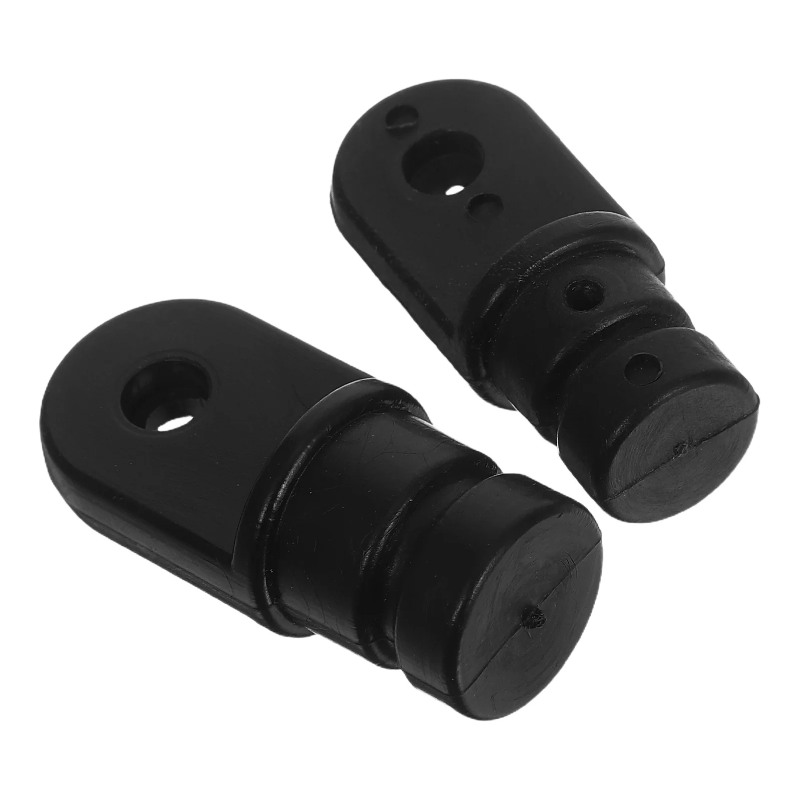 

2Pcs Black Nylon End Caps Marine Boat 3 4 Inch 5 8 Inch Solid Pipe Plugs Weather Resistant Deck Rail Seals Boat Safety Equipment