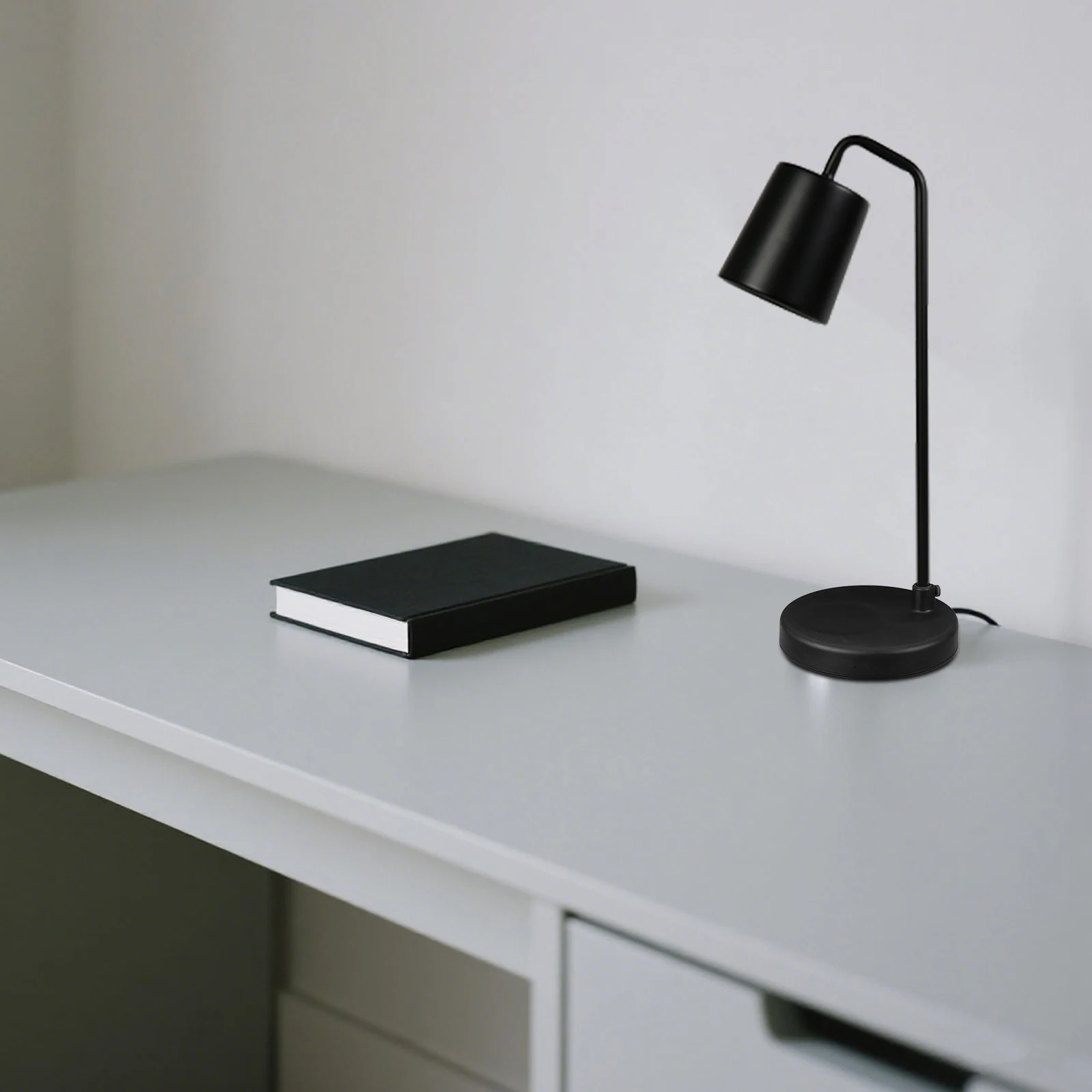 Ciężar do lampy podłogowej, wytrzymały, okrągły blok obciążający, zapewniający stabilność lampy biurkowej lub stołowej, zamiennik, żelazo, plastik.