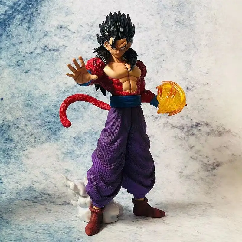 28cm Dragon Ball Gt Son Gohan Figure Anime Figures Ssj5 Goku Super Saiyan 4 Figurine Pvc Statue Collectible Model Ornaments Toys