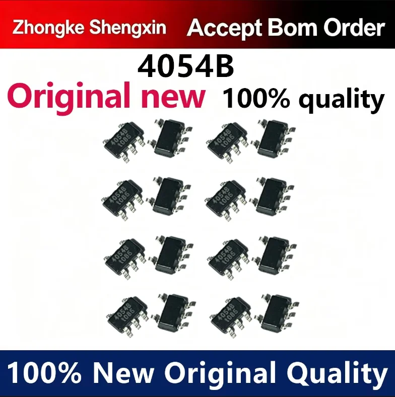 （5pcs-10pcs）BRCL4054BME silk screen 4054B SOT23-5 lithium battery charging IC 800MA brand new