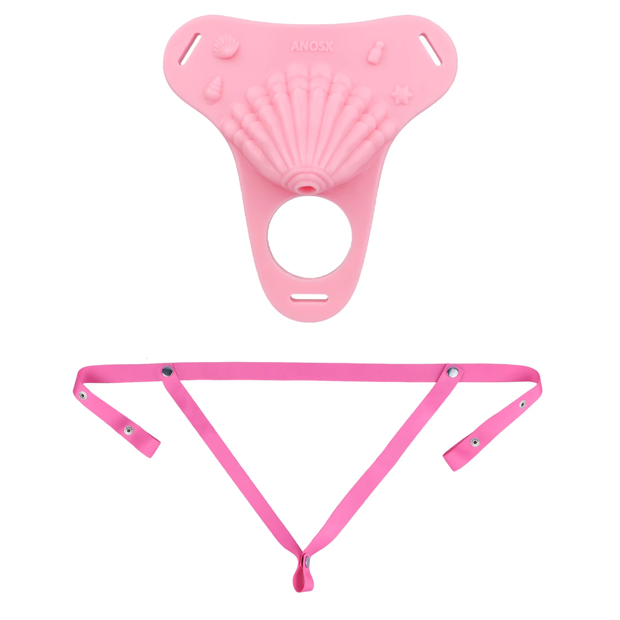 ORALSX-jaula de castidad masculina de silicona, cinturón de castidad Sissy con agujero para la uretra, correa masculina, sujeción del pene, jaula para pene, juguete sexual