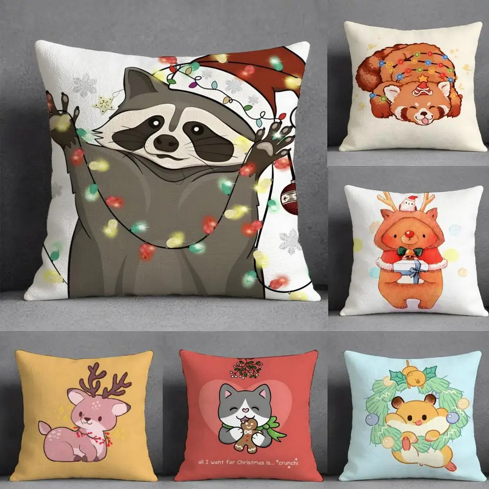 Funny Animals On The Internet Pillow Case Pillowcase, Double-sided Printed, Sofa Cushion, Bedroom Headboard Pillow