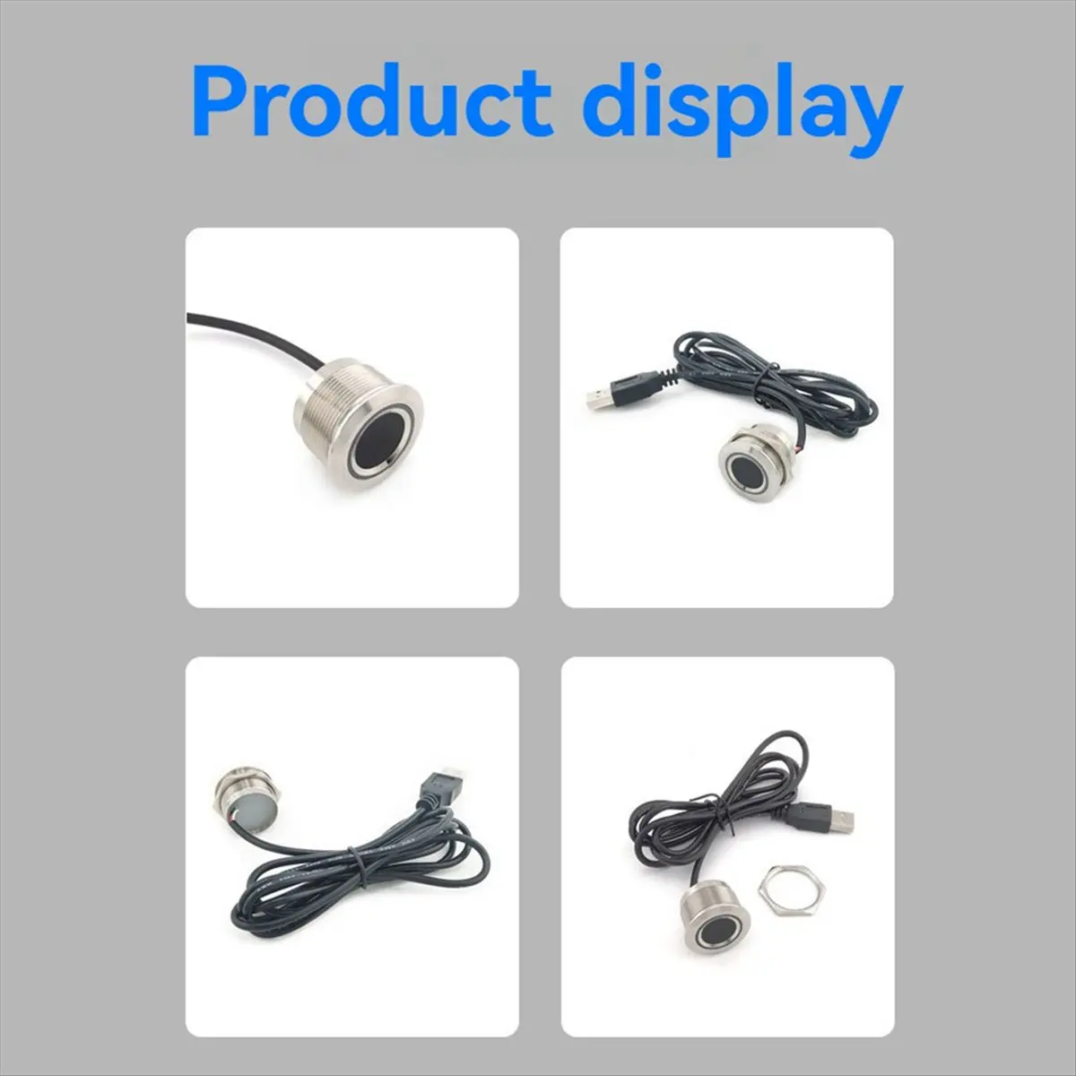 【♮•▲Today-Only!】R503Pro-USB Fingerprint Module 1500 Capacity Fingerprint Module Sensor Scanner IP65 Waterproof for Access Contro