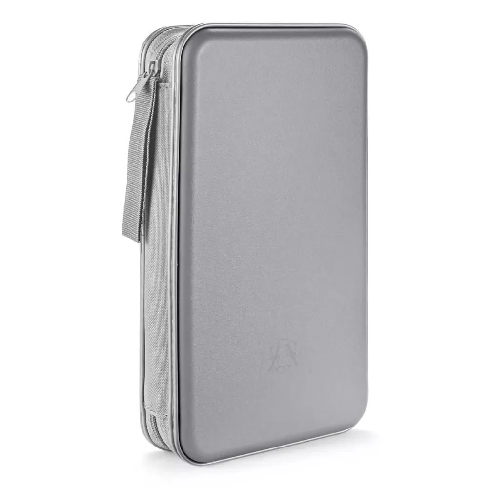 Portable Plastic CD DVD Case 96 sheets Double-side CD Sleeve Album Hard Box Home