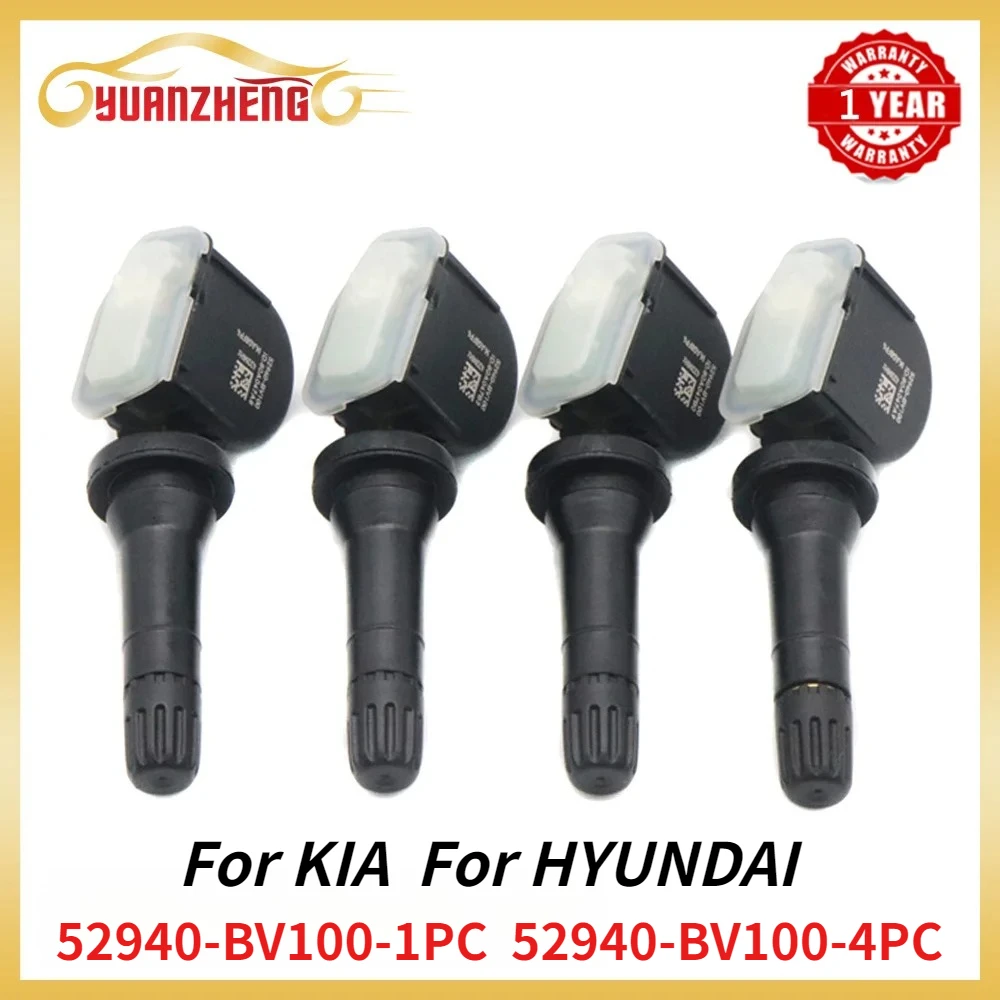 

Датчик контроля давления в шинах 1/4 шт. 52940-BV100 433 МГц для KIA EV6 Sonet Sportage для HYUNDAI Tucson Tucson гибридный 52940BV100