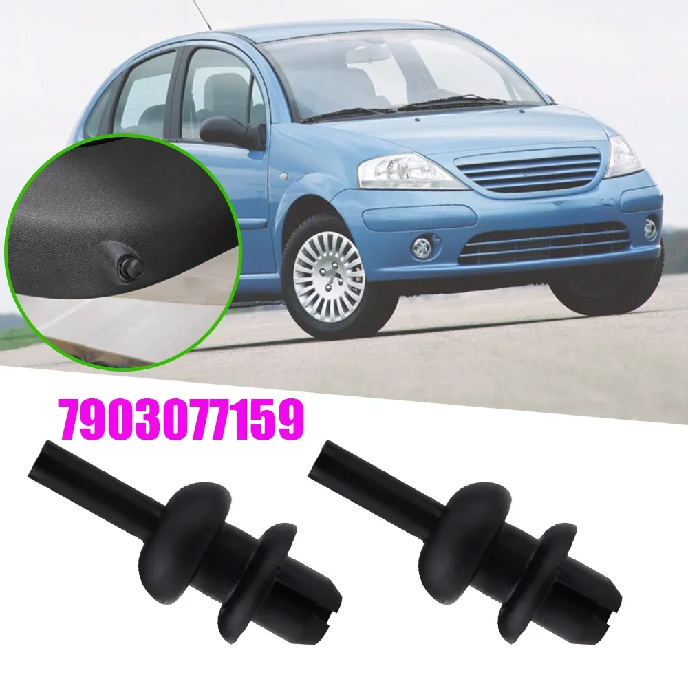 2x Parcel Shelf Clip New For Citroen C3 I 2002 2003 2004 2005 2006 - 2009 Car Rear Trunk Tray Boot Hook Cord String Strap Rivet