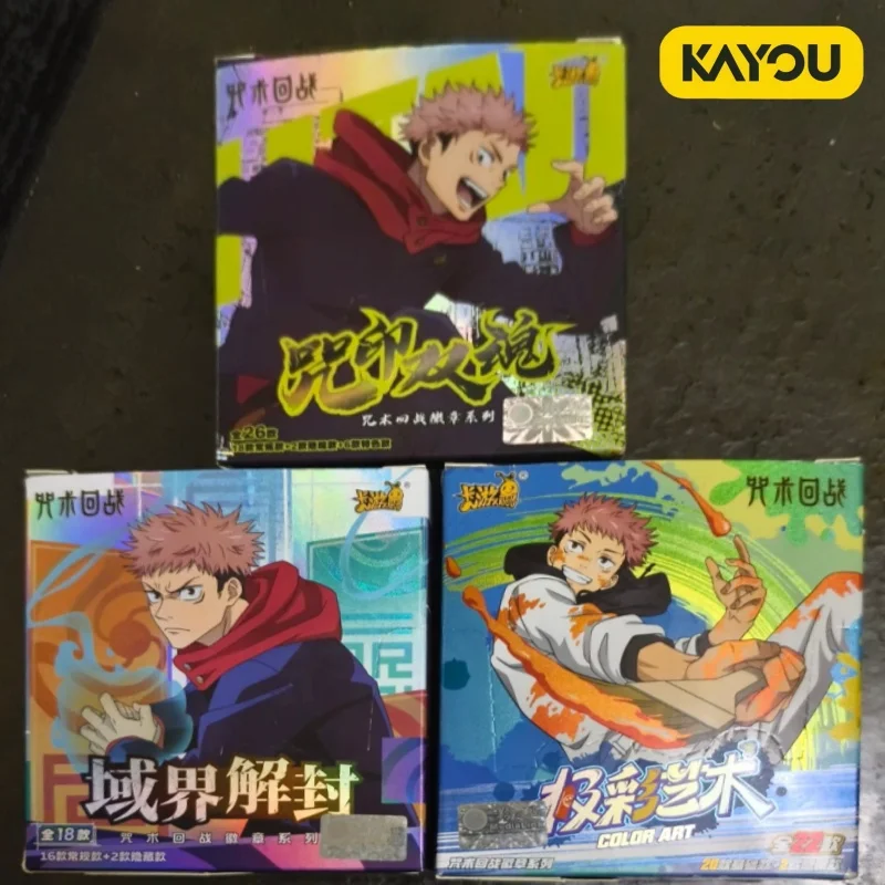 KAYOU Jujutsu Kaisen Vol. 4, Serie de Sellos de la Maldad, Insignias Coleccionables de Doble Alma, Yuji Itadori, Satoru Gojo, Nanami Kento, para Fanáticos del Anime