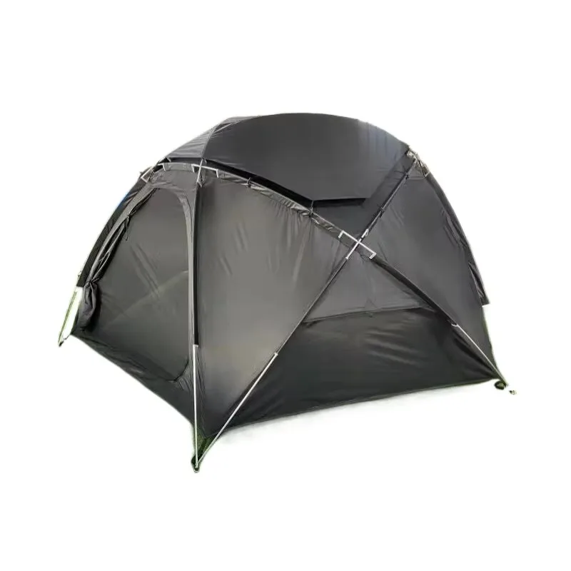 Dome Tent in Black High Quality Fabric for Outdoor Camping Starry Tent