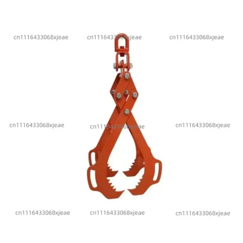 Heavy Duty Log Grapple Clamp Timber Tree Holding Clip Logging Equipment For Wood Loading Unloading Grabber Accessory
