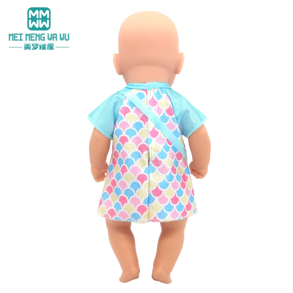 Mini Toys Doll Clothes 35cm 14inch Born Doll Fashion Blankets Dresses Onesies Suit Girl Gift