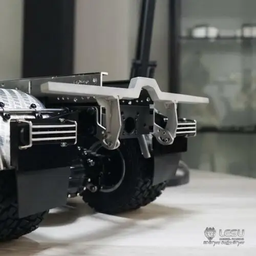 

Металлический задний бампер LESU 180 мм B для 1/14 Tamiyaya 3348 RC Самосвал, модель грузовика, запасные части TH05150