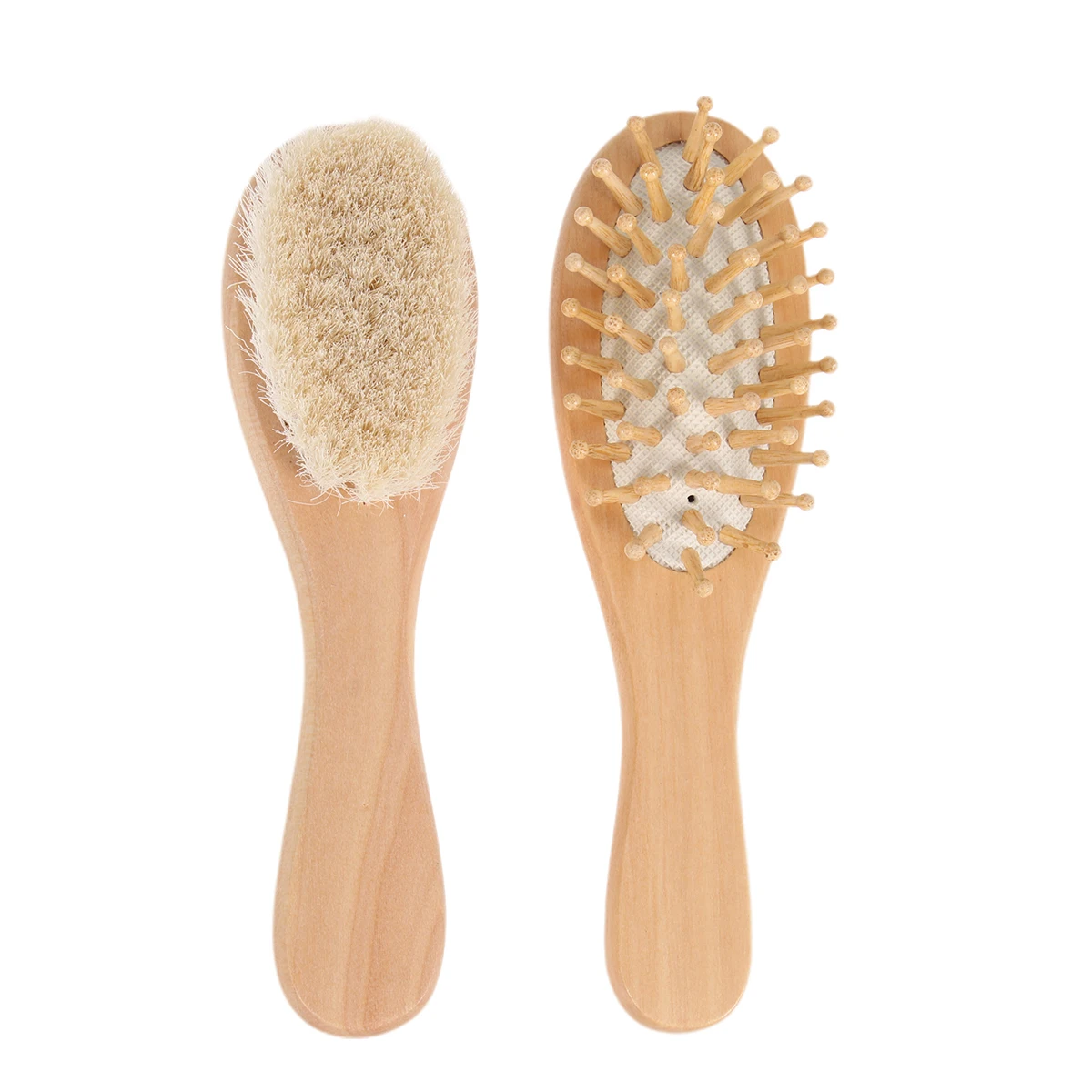 

2 Pcs Wooden Shampoo Brush Hair for Bathing Tools Comb Cleaning Nursing Supplies Shower