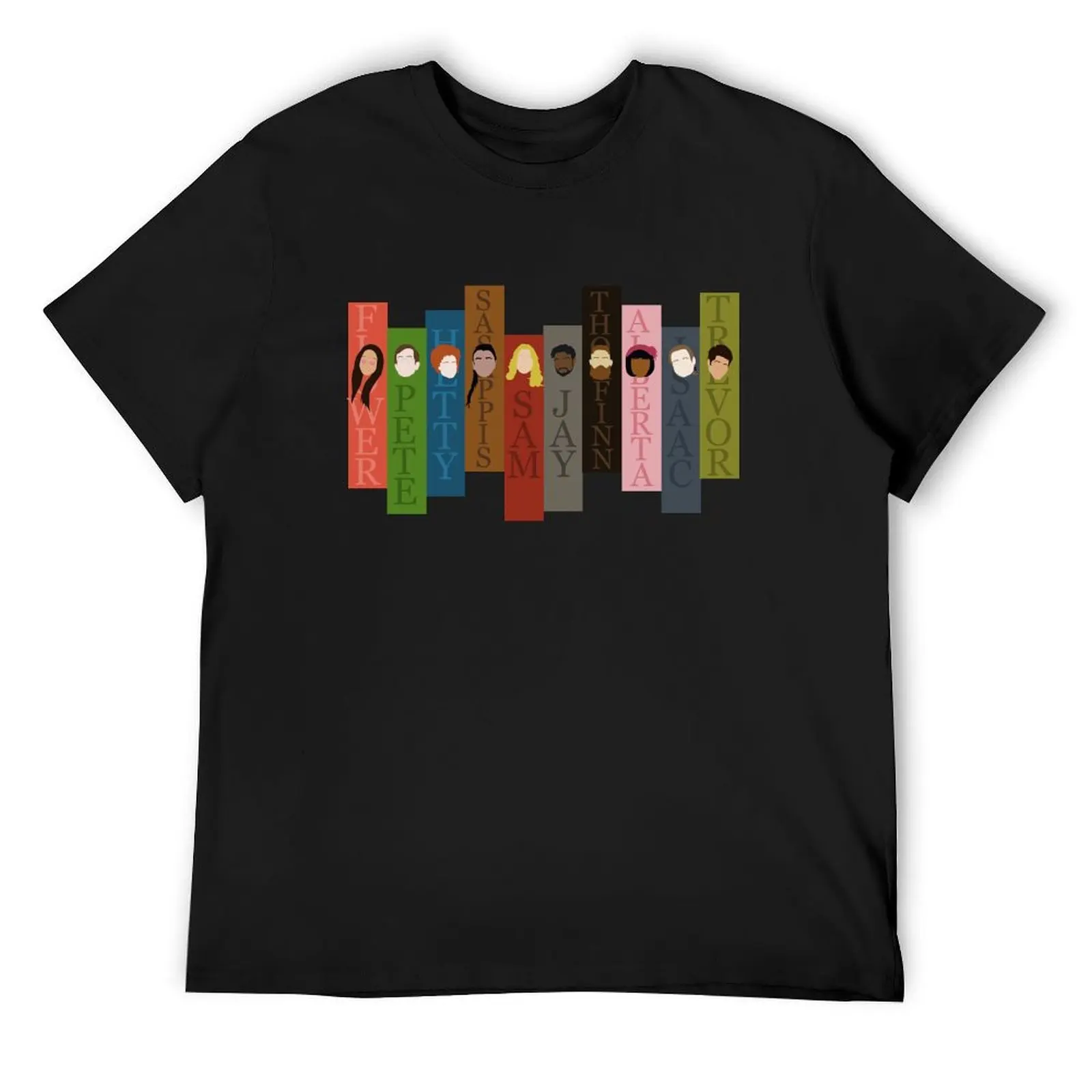 

Ghosts CBS Characters Flower Pete Hetty Sasappis Sam Jay Thorfinn Isaac Trevor Woodstone T-Shirt