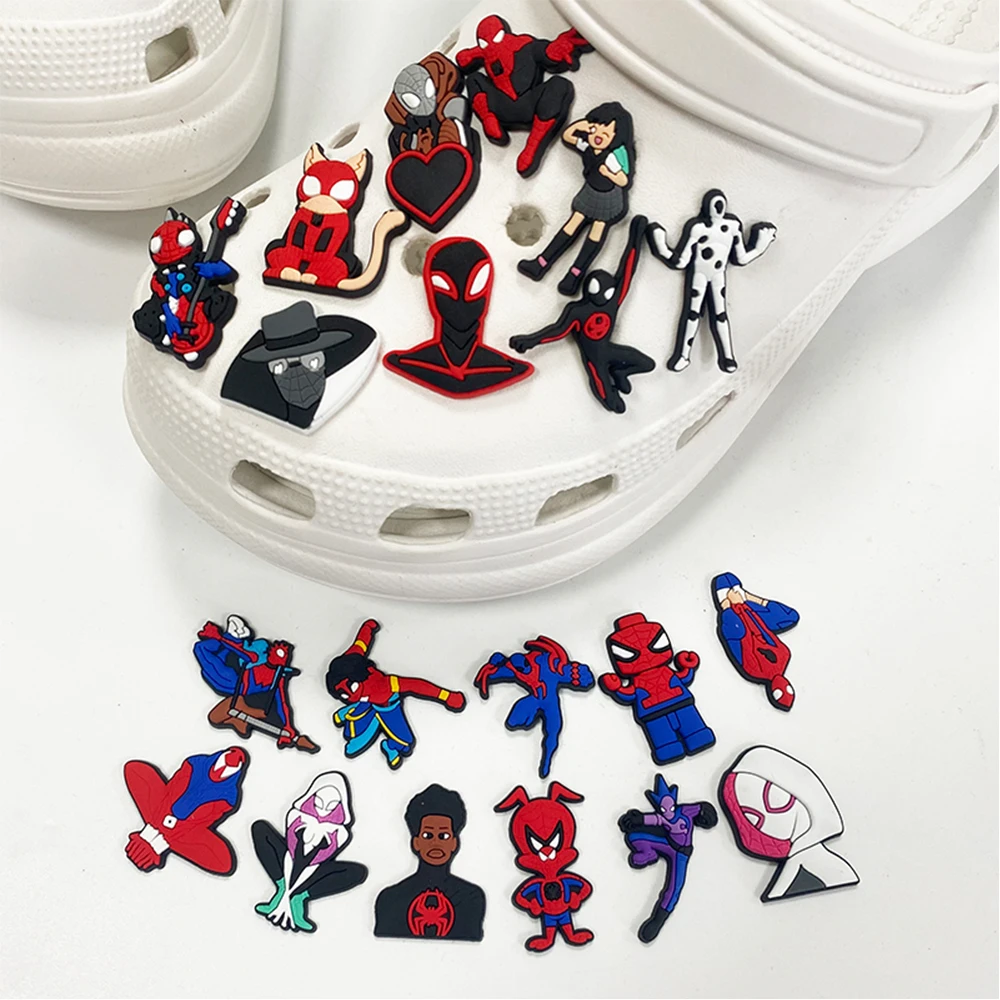 Bestseller 14-200 Stück Hot Toys Cartoon Anime Figuren Serie PVC Schuh-Charms Zubehör DIY Abnehmbare PVC Schuhdekorationen Geschenk – Detail 11