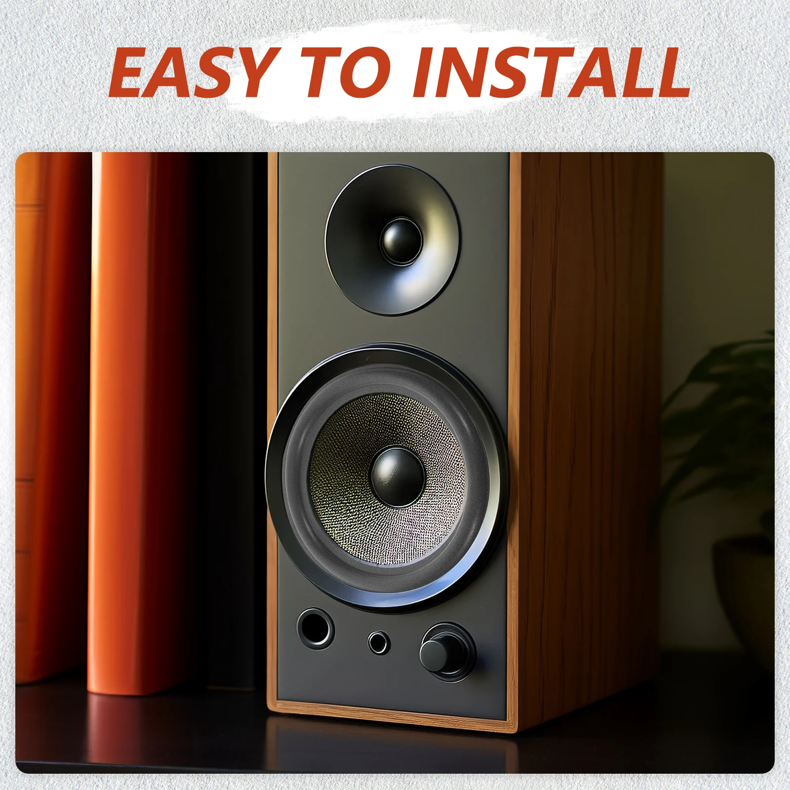 

5pcs Foam Sponge Speaker Edge Rings 6.21" Round Audio Surround Repair Kit For Woofer Sound System Black Compatible With Ktv