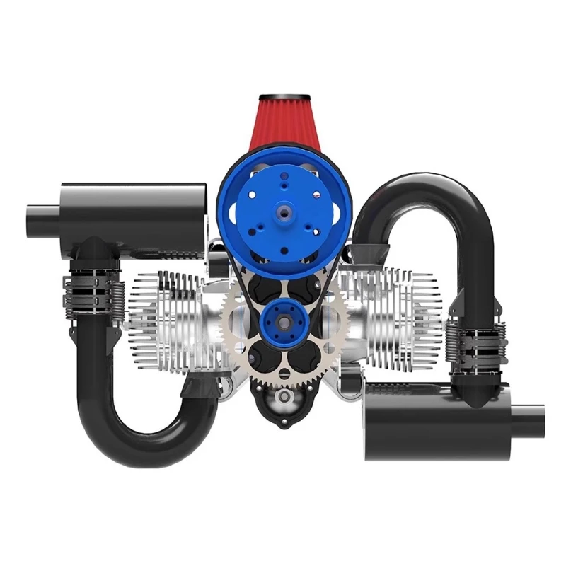 Parachute engine two-cylinder two-stroke natural air-cooled electric start 200CC displacement
