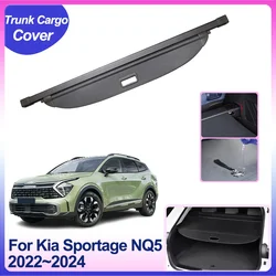 Tronco Cargo Copertura per Kia Sportage 5 NQ5 2022 2023 2024 Bordo divisorio di sicurezza posteriore Scudo Ombra Tende Accessori interni