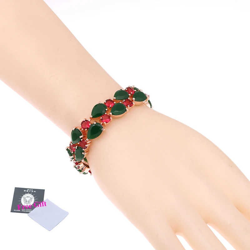 Mona Lisa Multicolor Zirconia Stone Bracelets for Women Friendship Bracelet Femme Snap Button Jewelry AB002